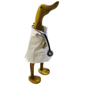 Doctor Wooden Duck Character - Gift for Doctor or Medical Student